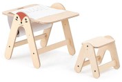 Houten peuter set naturel inclusief krukjeTangara Groothandel Mooi voor de Kinderopvang63